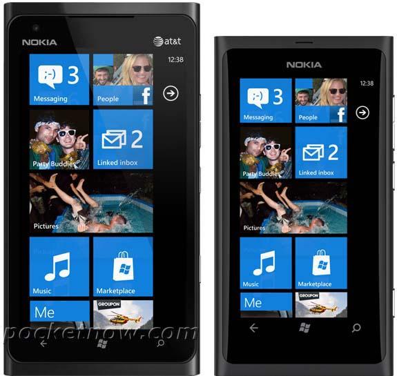 Nokia Lumia 900 vs Lumia 800