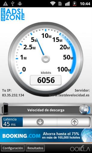 Velocidad Android
