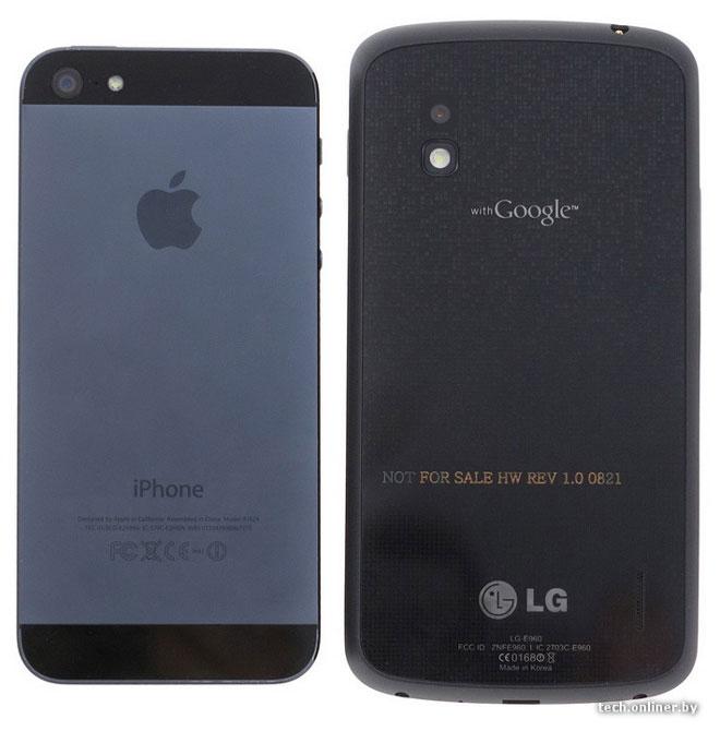LG Nexus vs iPhone 5