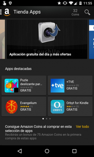 Actualizar aplicaciones Amazon app store Android foto 1
