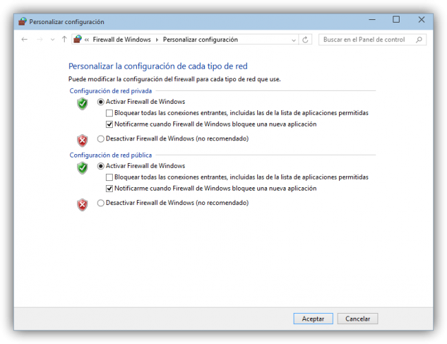 Configurar Firewall Windows 8.1 10 foto 3