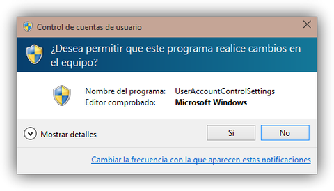 Disable User Account Control windows photo August 10 0