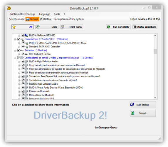 DriverBackup tutorial foto 1