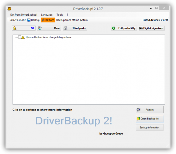 DriverBackup tutorial foto 4