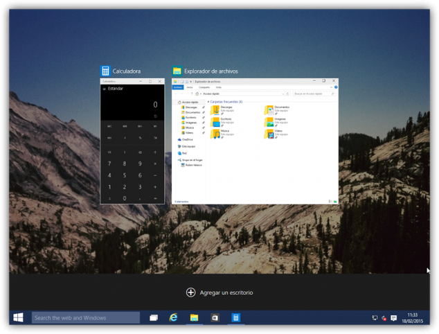Windows 10 virtual desktops photo 2