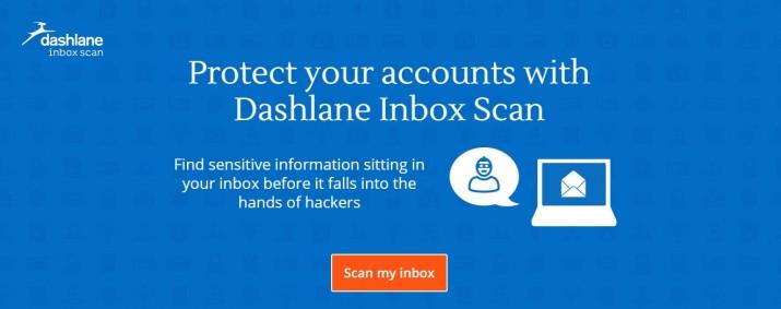 Dashlane Inbox Scan