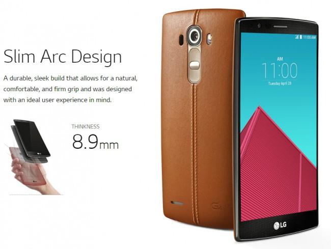 LG G4 cuero