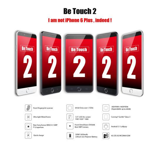Ulefone Be Touch 2  caracteristicas