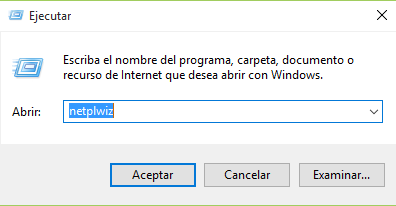 comando netplwiz windows 7