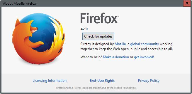 Firefox 42