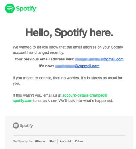correo Spotify