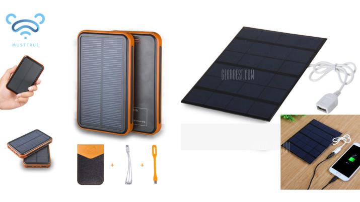 bateria y cargador solar
