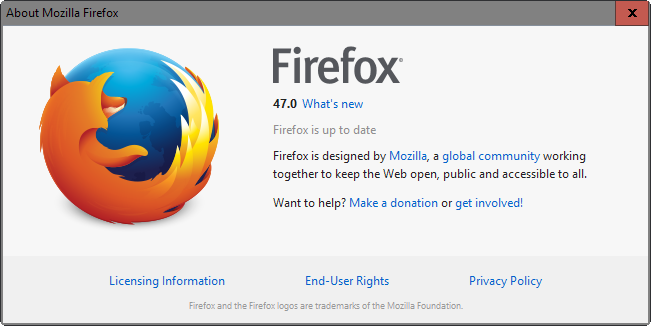 Firefox 47