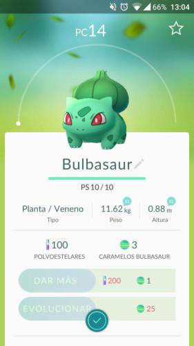 bulbasaur pokemon go