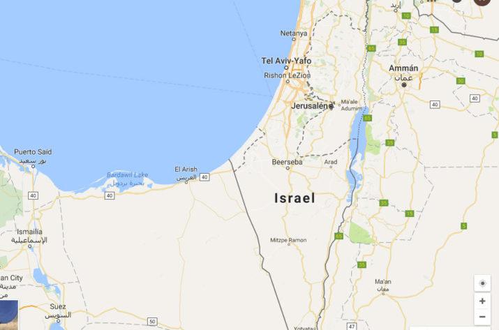Palestina Google Maps