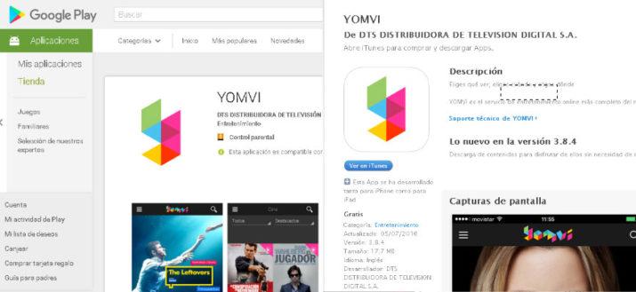 Yomvi apps