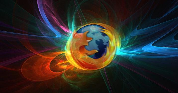 Logo espacial de Firefox