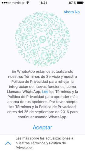Whatsapp 25 septiembre