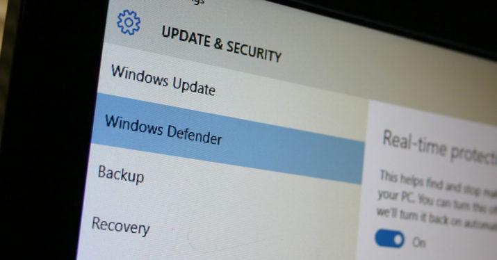 antivirus windows defender en windows 10