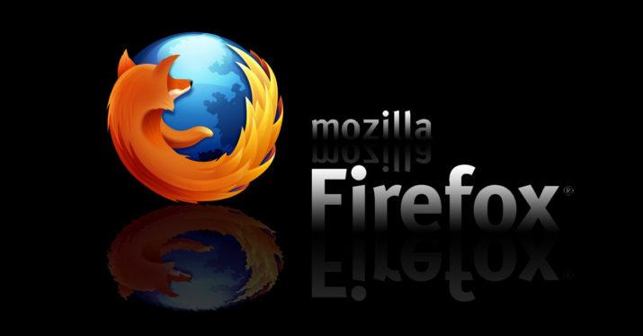 Reflejo logo Mozilla Firfox
