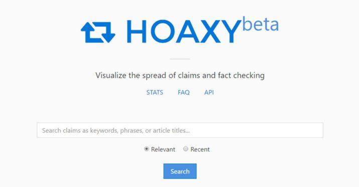 hoaxy buscador noticias falsas