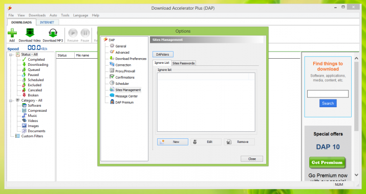Download Accelerator Plus DAP configuracion 2014 foto 9
