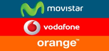 Movistar, Vodafone y Orange: cobertura fibra óptica y 4G
