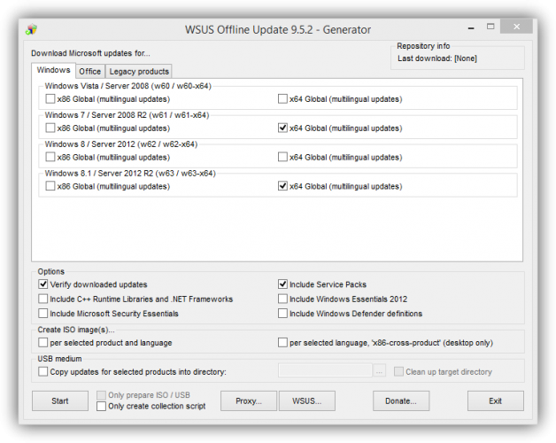 WSUS Offline Installer foto 1