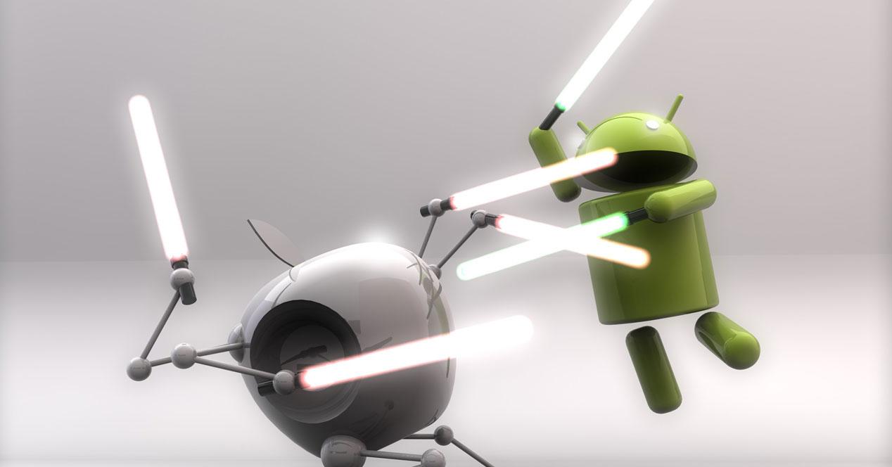 apple ios google android batalla