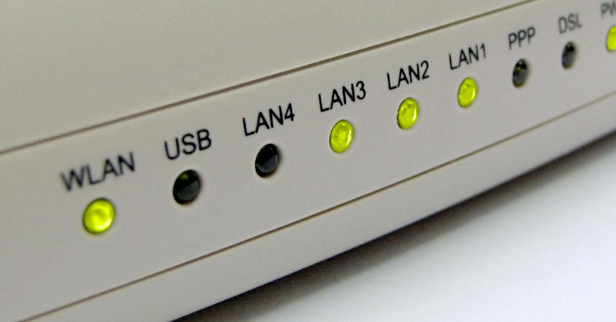conexión Internet wi-fi router
