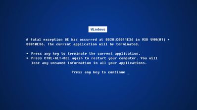 oc windows 7 error