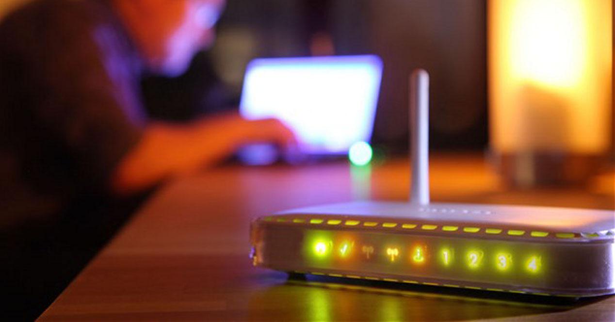 router wifi LED del router