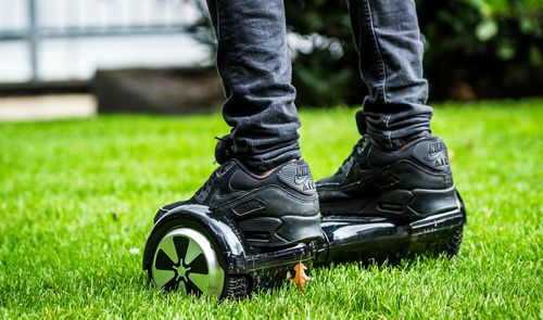 hoverboard en uso