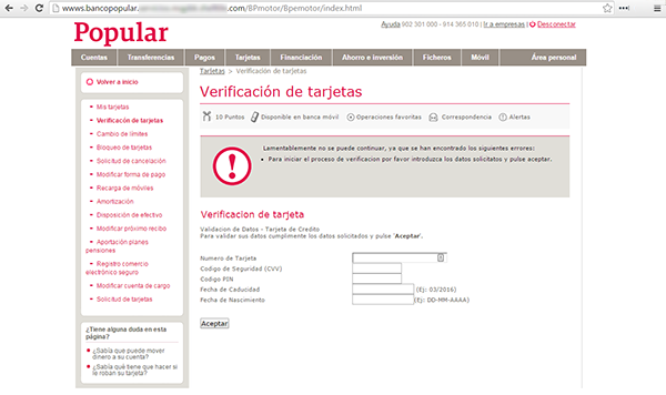 timo web banco popular