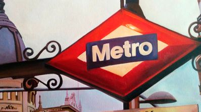 cartel metro Madrid