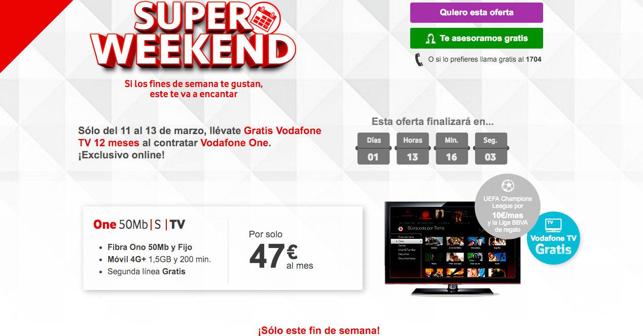 Vodafone TV Weekend