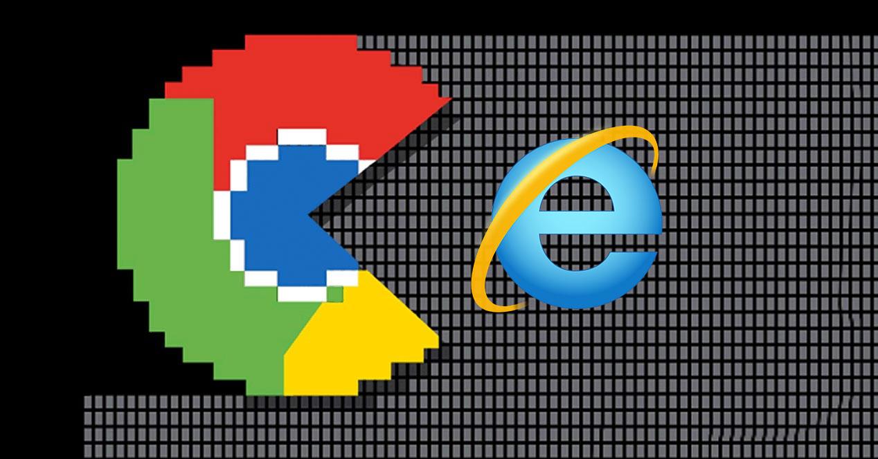 Chrome supera a Internet Explorer