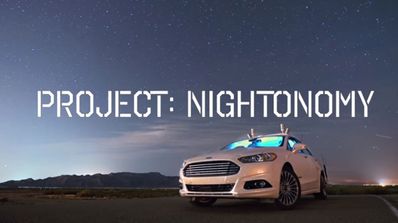 coche autonomo sin luces