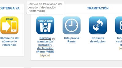 borrador renta web internet
