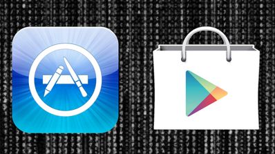 logos tiendas app ios y android