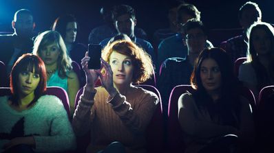 uso del movil en el cine
