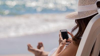 Dispositivos moviles en el verano