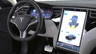 Interior de un Tesla Model X