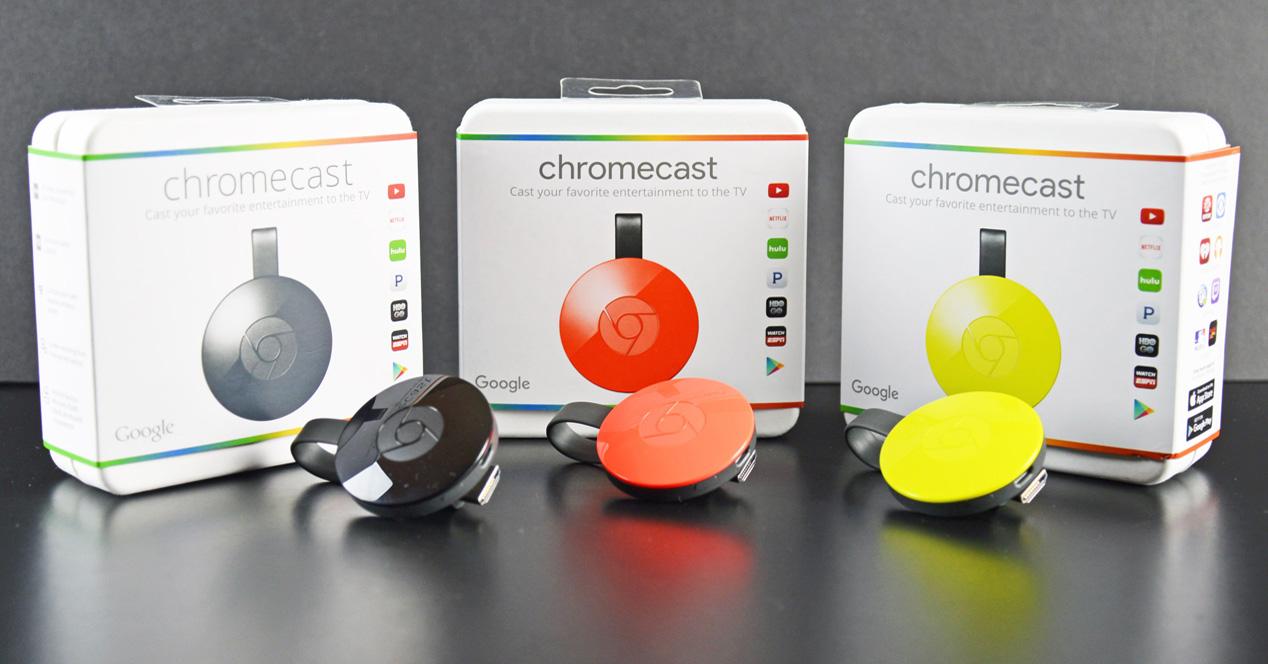 Dispositivos Chromecast