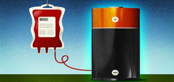 El futuro de las baterías de litio pasa por la sangre