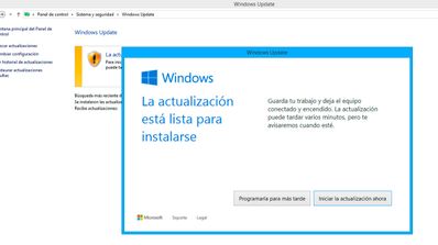 Actualizaciones de Windows 10