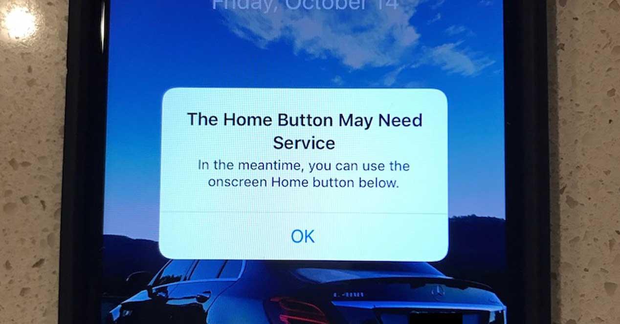 boton home iphone 7 problema