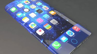 iPhone 8 con pantalla curva