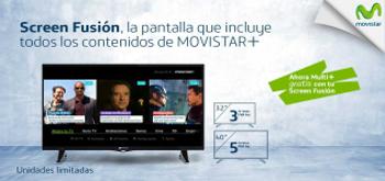 Movistar regala el Multi+ a los clientes de Screen Fusión