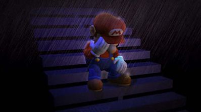 super mario triste
